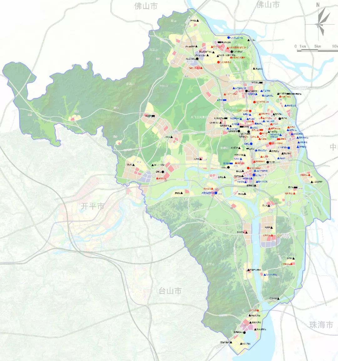 江门未来繁荣蓝图，最新规划图揭示城市蓬勃发展新篇章